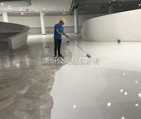 彩色水泥自流平施工效果圖