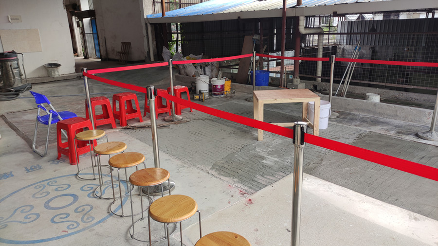 新型無機(jī)磨石、微水泥實(shí)操場地